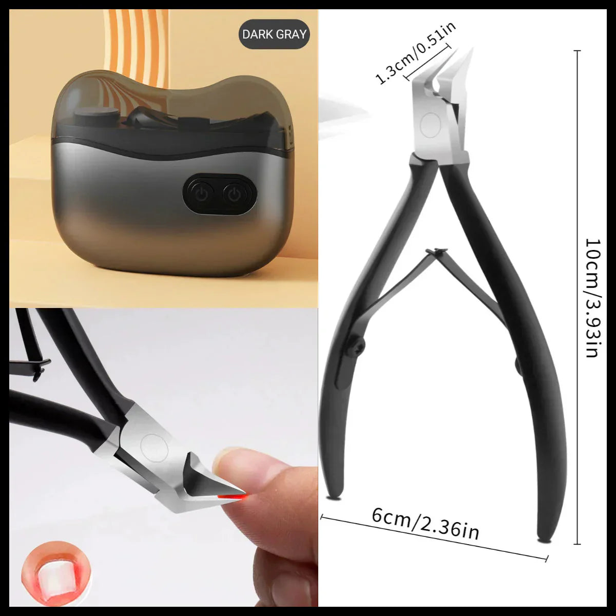 π₯ LAST DAY PROMOTION - 49%OFF π₯π
2-in-1 Electric Nail Clipper & Polisher
