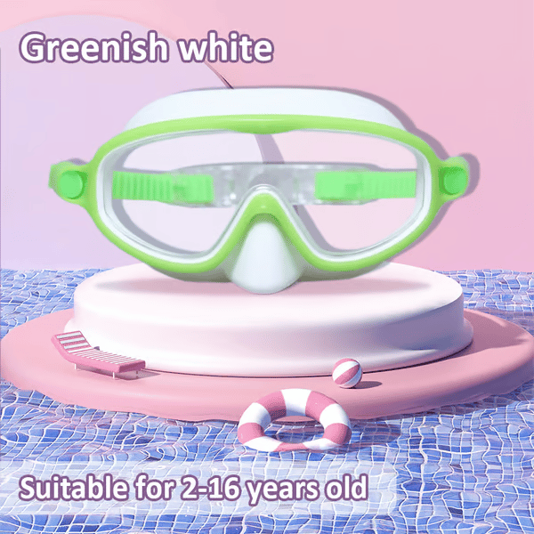 🏊♀️Buy 1 Get 1 Free🏊♀️-HD children's large frame waterproof and anti-fog swimming goggles