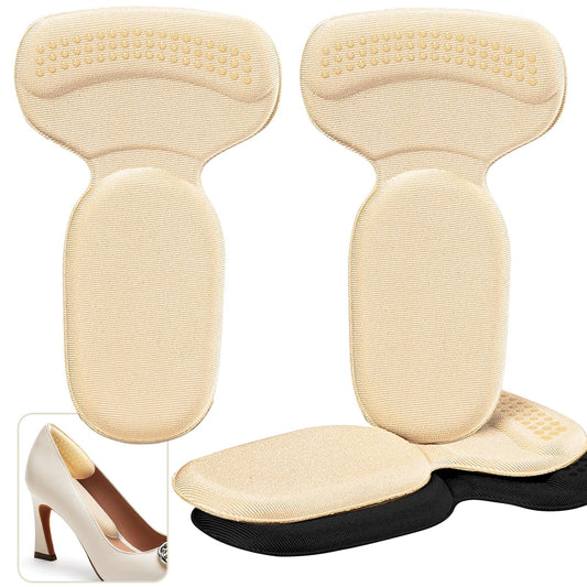 Anti-slip Heel Liners Soft Cushion Heel Protector Pads for Women Men Shoes.