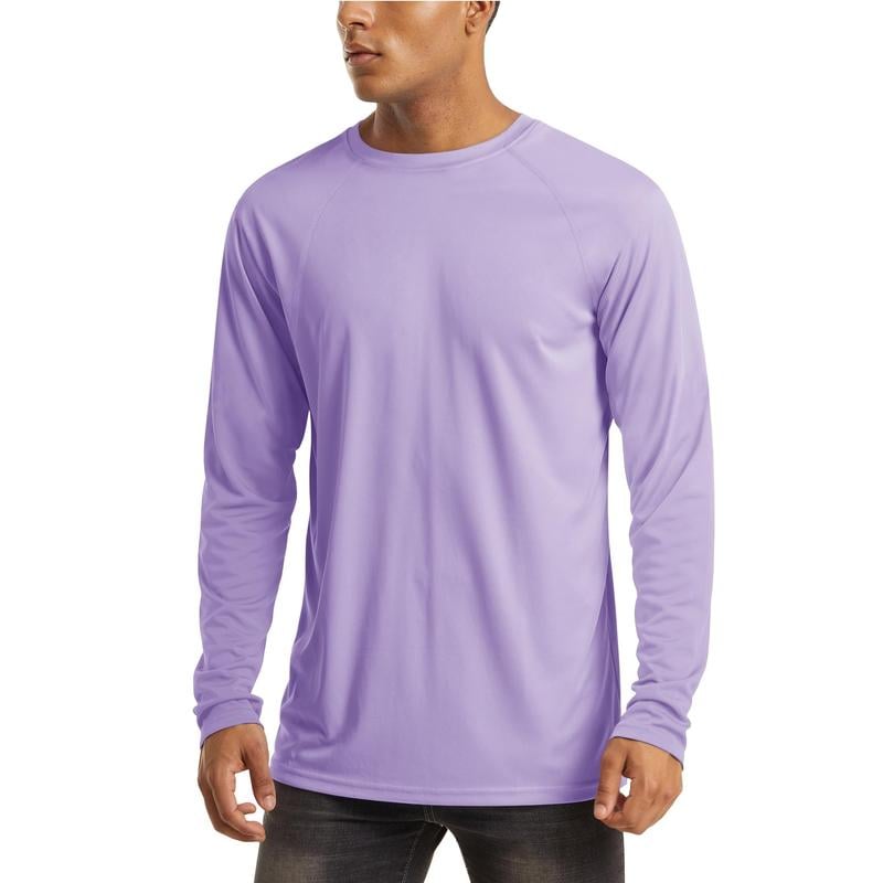 🏆50K+ Sold⚡ Men’s UPF 50+ Long Sleeve Performance Shirt – Quick Dry, Lightweight & Breathable.