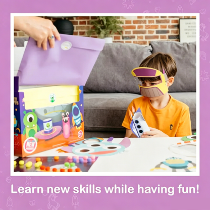 🎨❤️ 20 Princess & Unicorn Crafts in a Box – Fun Mess-Free DIY Kit for Kids Ages 3–8.