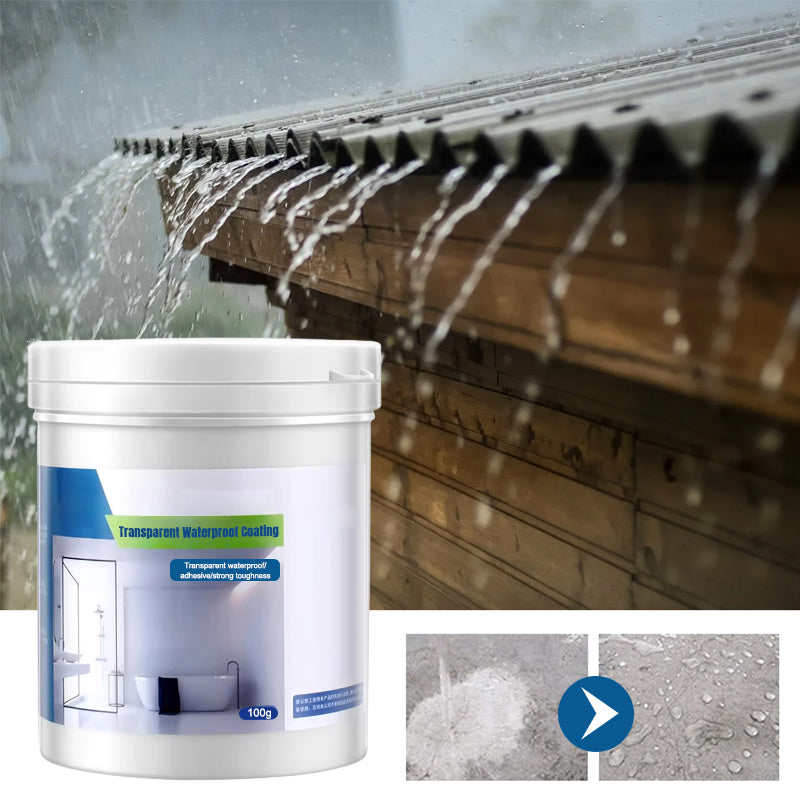 💥LAST 24 HOURS BUY 2 GET 1 FREE!!🏆Transparent Waterproof Coating, Instant Leak Repair Sealant