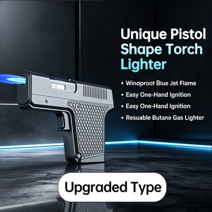 🔥 50% OFF🔥Cool Butane Pistol Torch Lighter