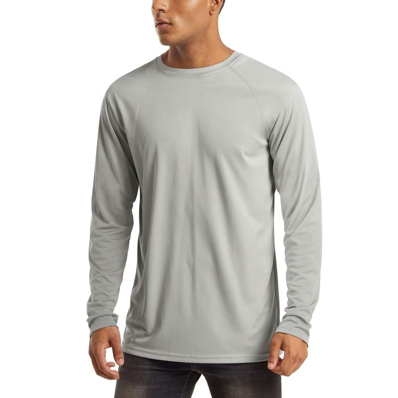 🏆50K+ Sold⚡ Men’s UPF 50+ Long Sleeve Performance Shirt – Quick Dry, Lightweight & Breathable.