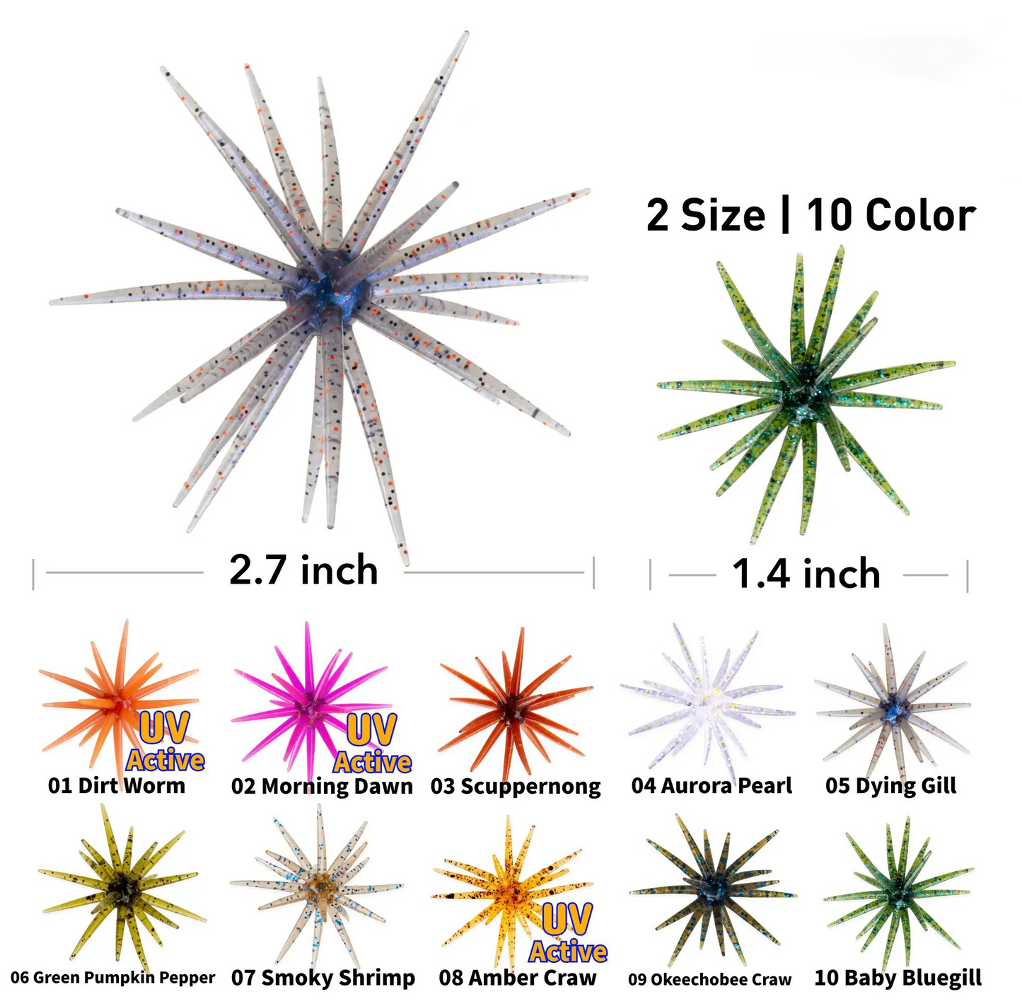 🎣2026 HOT SALE 49% OFF🐙 Tentacle Finesse Soft Plastic Lure.