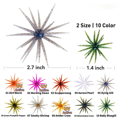 🎣2026 HOT SALE 49% OFF🐙 Tentacle Finesse Soft Plastic Lure.
