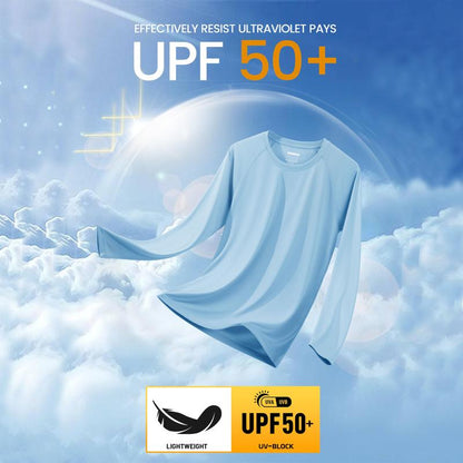 🏆50K+ Sold⚡ Men’s UPF 50+ Long Sleeve Performance Shirt – Quick Dry, Lightweight & Breathable.