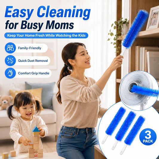 Bendable Microfiber Head,Reusable Dust Remover.