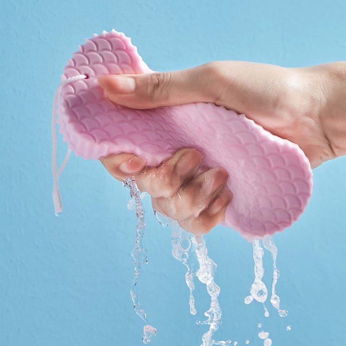 Magic Exfoliating Bath Spongeonge,3D Super Soft Exfoliating Bath Sponge, Skin Friendly and Reusable for Adults Children and Pregnant Women.