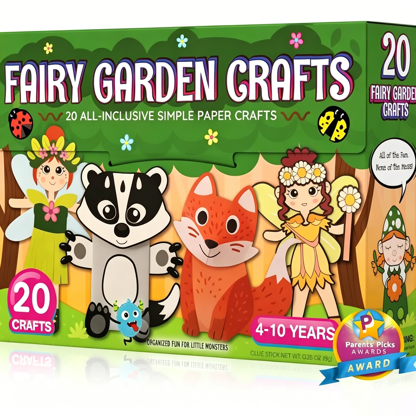 🎨❤️ 20 Princess & Unicorn Crafts in a Box – Fun Mess-Free DIY Kit for Kids Ages 3–8.