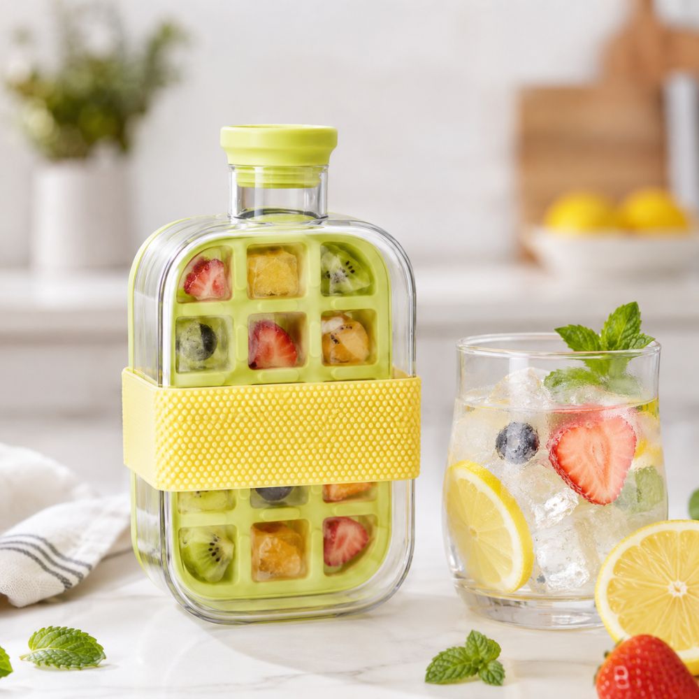 Ice Cube Water Bottle