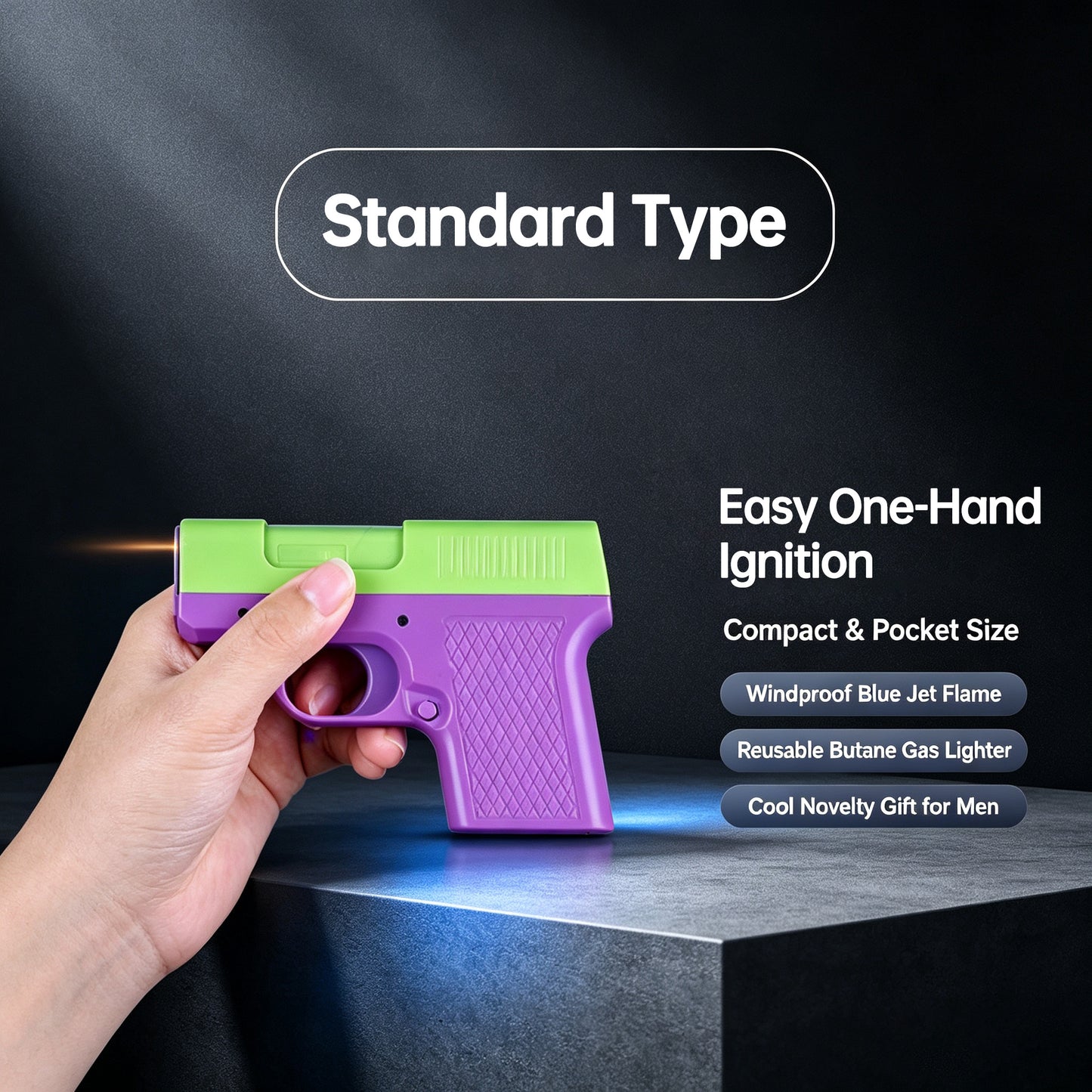 🔥 50% OFF🔥Cool Butane Pistol Torch Lighter