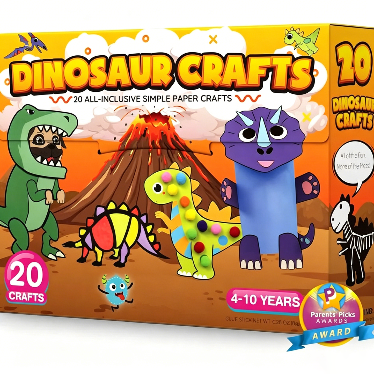 🎨❤️ 20 Princess & Unicorn Crafts in a Box – Fun Mess-Free DIY Kit for Kids Ages 3–8.