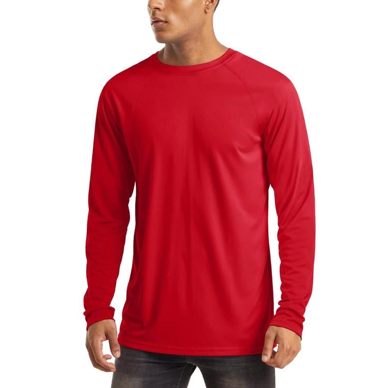🏆50K+ Sold⚡ Men’s UPF 50+ Long Sleeve Performance Shirt – Quick Dry, Lightweight & Breathable.