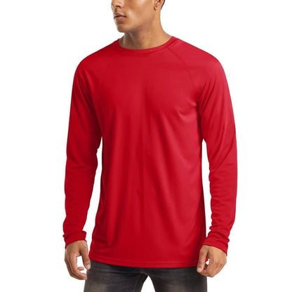 🏆50K+ Sold⚡ Men’s UPF 50+ Long Sleeve Performance Shirt – Quick Dry, Lightweight & Breathable.