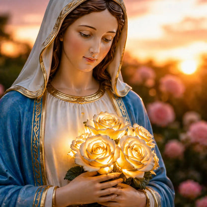 💗Virgin Mary Garden Light.
