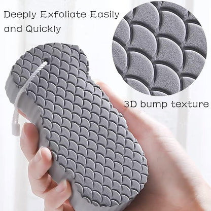Magic Exfoliating Bath Spongeonge,3D Super Soft Exfoliating Bath Sponge, Skin Friendly and Reusable for Adults Children and Pregnant Women.