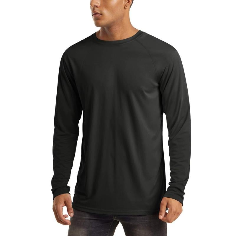 🏆50K+ Sold⚡ Men’s UPF 50+ Long Sleeve Performance Shirt – Quick Dry, Lightweight & Breathable.