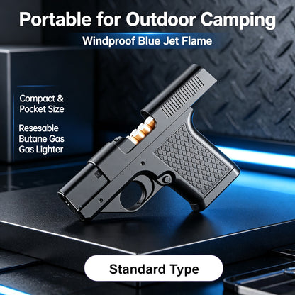 🔥 50% OFF🔥Cool Butane Pistol Torch Lighter