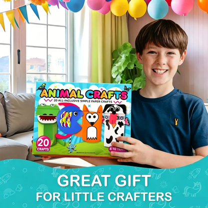 🎨❤️ 20 Princess & Unicorn Crafts in a Box – Fun Mess-Free DIY Kit for Kids Ages 3–8.