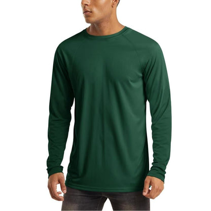 🏆50K+ Sold⚡ Men’s UPF 50+ Long Sleeve Performance Shirt – Quick Dry, Lightweight & Breathable.