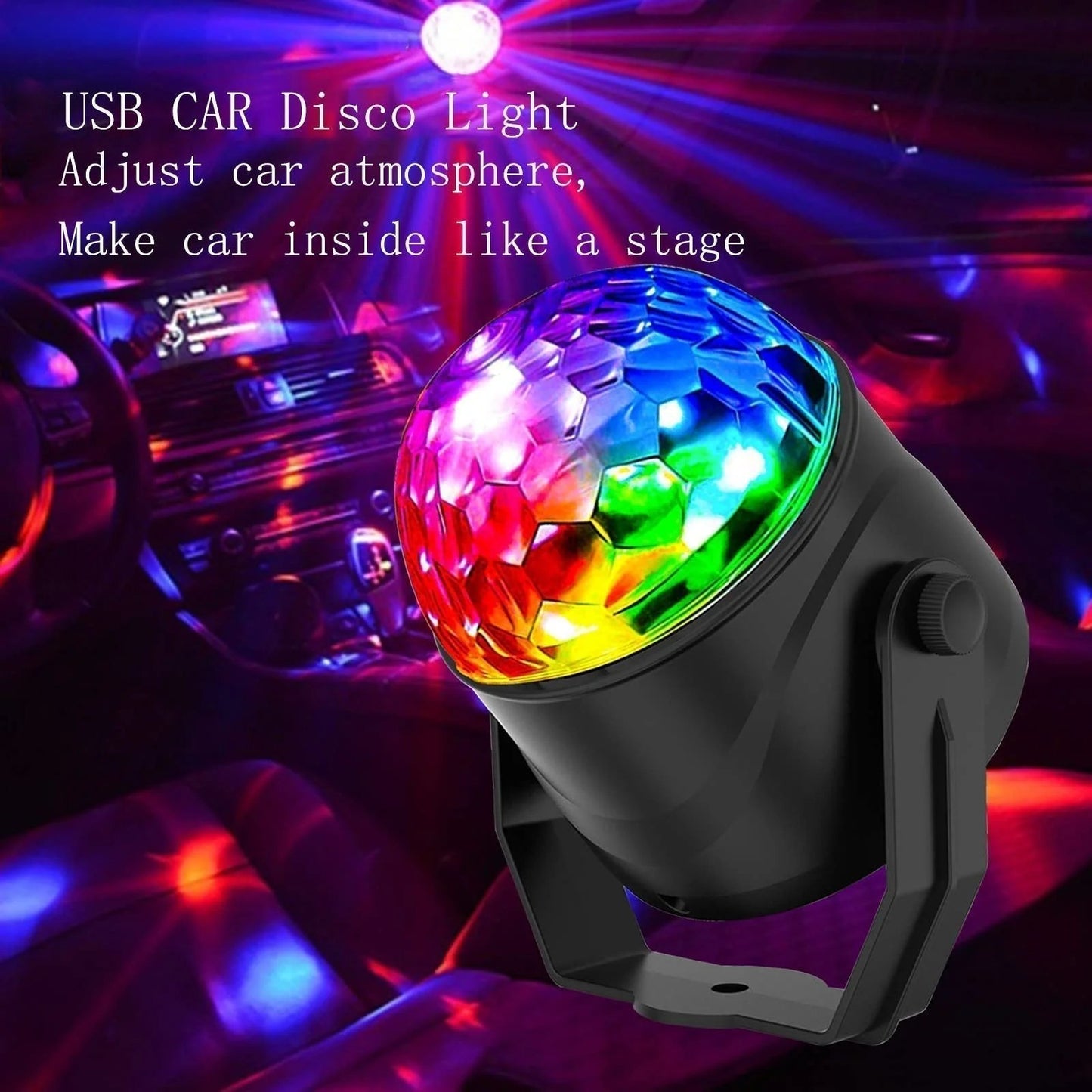 🔥Christmas Limited-Time Offer: 50% OFF!!!🔥Colorful Rotating Magic Disco Ball Light.