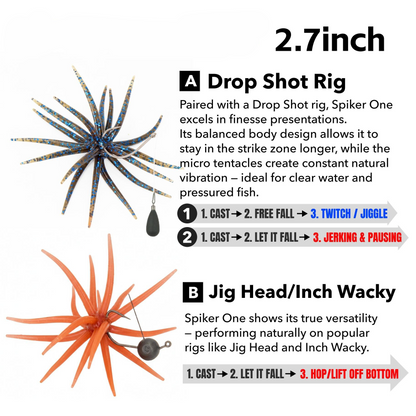 🎣2026 HOT SALE 49% OFF🐙 Tentacle Finesse Soft Plastic Lure.