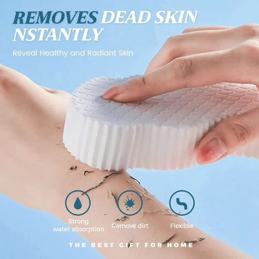 Magic Exfoliating Bath Spongeonge,3D Super Soft Exfoliating Bath Sponge, Skin Friendly and Reusable for Adults Children and Pregnant Women.