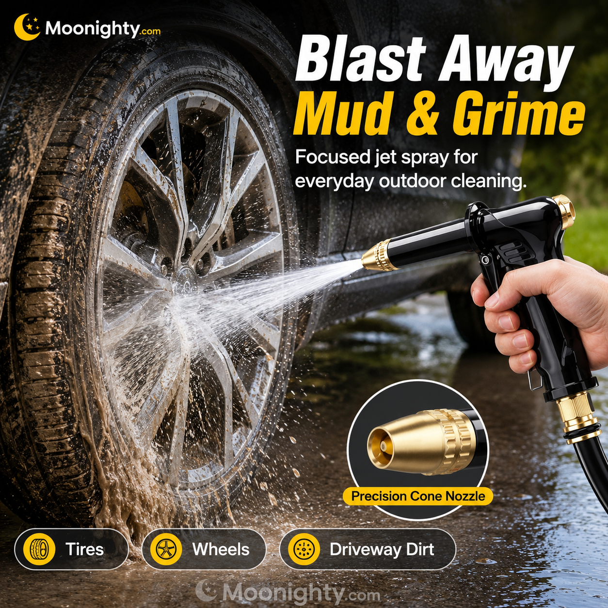 💪LAST DAY BUY 2 GET 1 FREE!!🏆High-Pressure Washer Spray Nozzle Set.