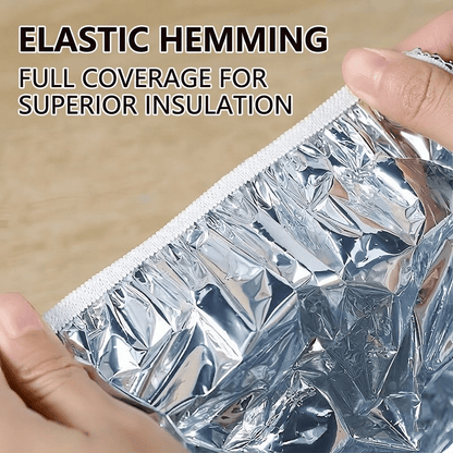 Food Container Aluminum Foil Heat-Retaining Cover(50 Pcs).
