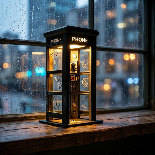 📞50% OFF NOW✨Vintage Phone Booth Ambient Lamp.