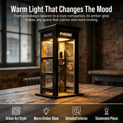 📞50% OFF NOW✨Vintage Phone Booth Ambient Lamp.