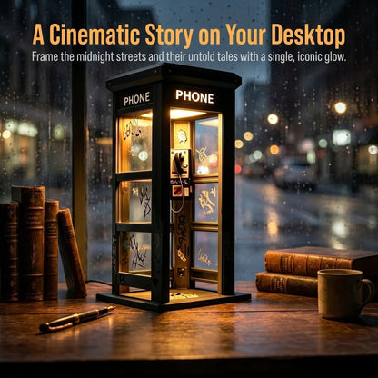 📞50% OFF NOW✨Vintage Phone Booth Ambient Lamp.
