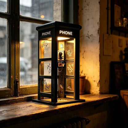 📞50% OFF NOW✨Vintage Phone Booth Ambient Lamp.