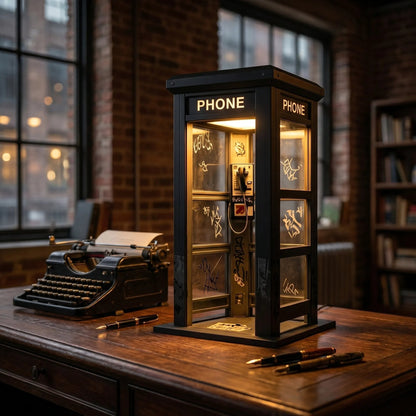 📞50% OFF NOW✨Vintage Phone Booth Ambient Lamp.