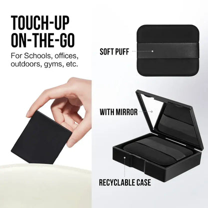Black Magnet Oil Blotting Setting Sheet - 2 in 1.