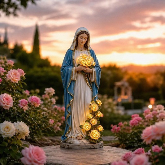 💗Virgin Mary Garden Light.