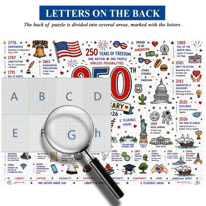Patriotic America Jigsaw Puzzle 1000 Pieces.