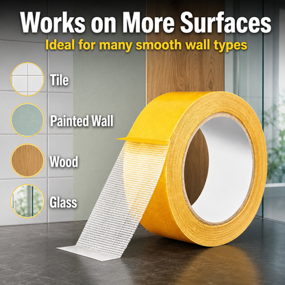 Strong Adhesive Double-sided Gauze Fiber Mesh Tape.
