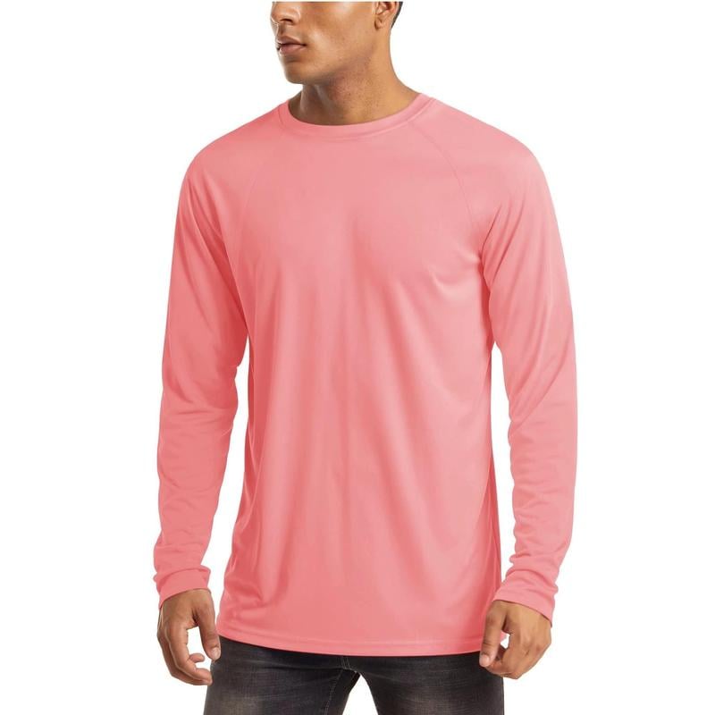 🏆50K+ Sold⚡ Men’s UPF 50+ Long Sleeve Performance Shirt – Quick Dry, Lightweight & Breathable.