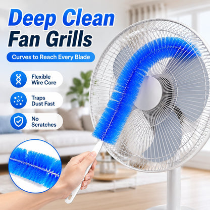 Bendable Microfiber Head,Reusable Dust Remover.