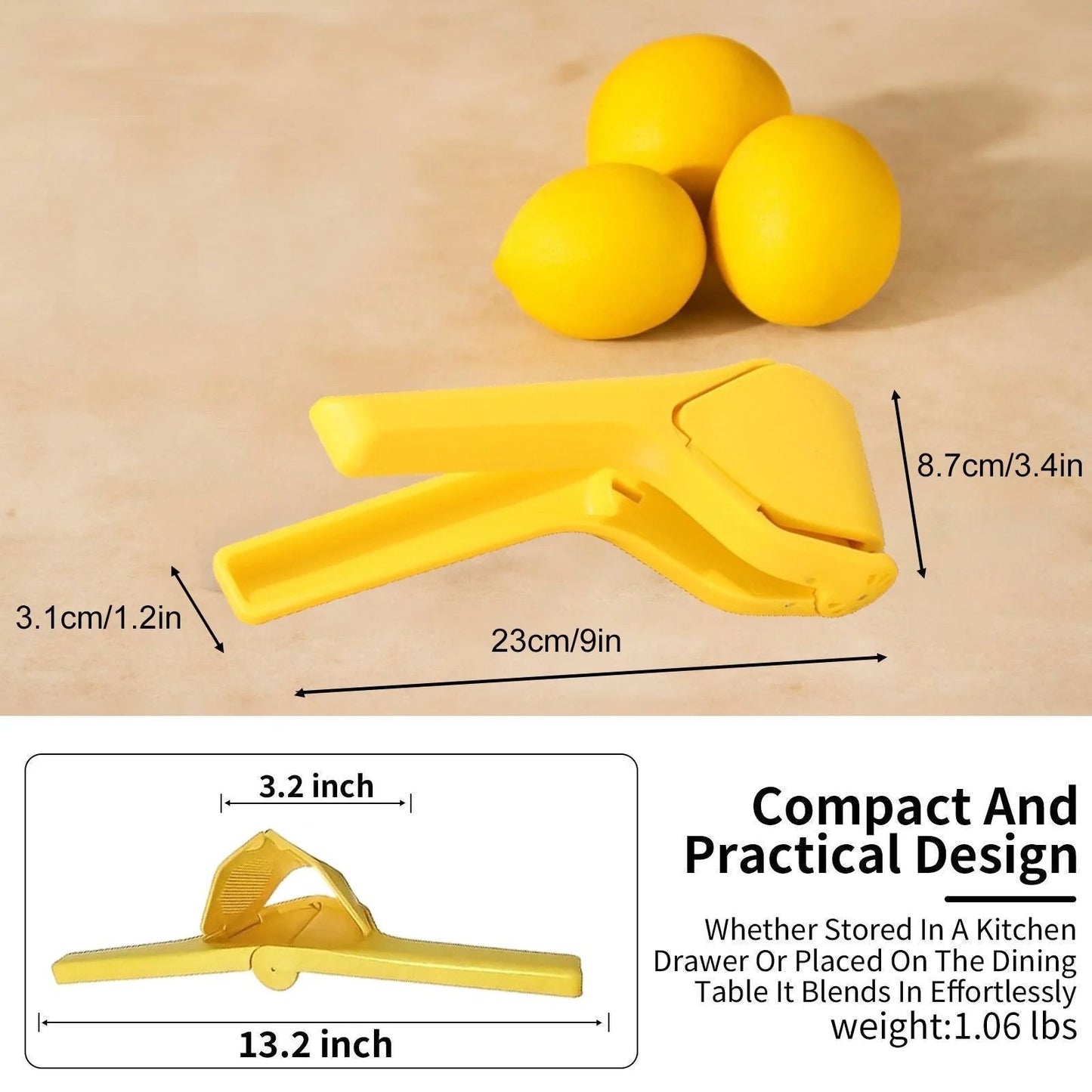 Citrus Squeezer | Stainless Steel or PP🍋.