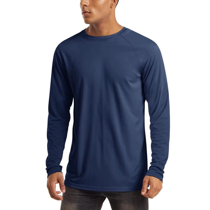 🏆50K+ Sold⚡ Men’s UPF 50+ Long Sleeve Performance Shirt – Quick Dry, Lightweight & Breathable.
