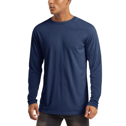 🏆50K+ Sold⚡ Men’s UPF 50+ Long Sleeve Performance Shirt – Quick Dry, Lightweight & Breathable.