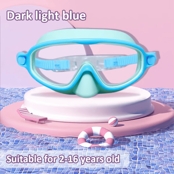🏊‍♀️Buy 1 Get 1 Free🏊‍♀️-HD children's large frame waterproof and anti-fog swimming goggles