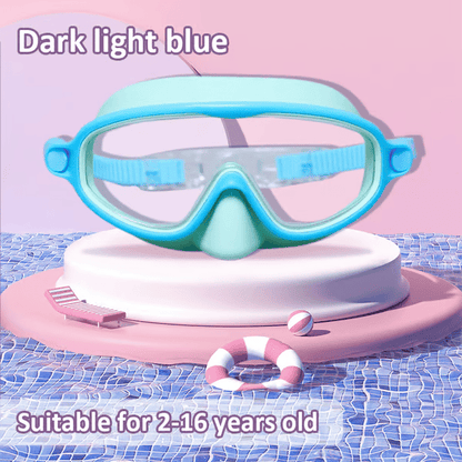 🏊‍♀️Buy 1 Get 1 Free🏊‍♀️-HD children's large frame waterproof and anti-fog swimming goggles