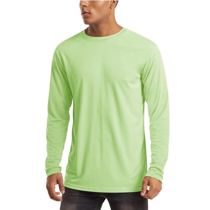 🏆50K+ Sold⚡ Men’s UPF 50+ Long Sleeve Performance Shirt – Quick Dry, Lightweight & Breathable.