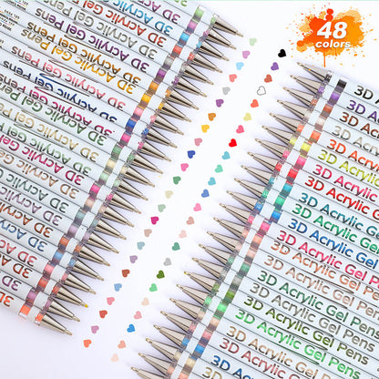 Multi-Color Gel Pen Set for Drawing & Coloring