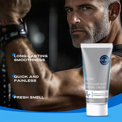 Men's Fast-Acting Hair Removal Cream.