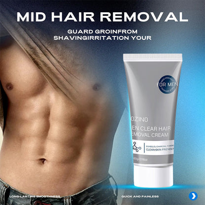 Men's Fast-Acting Hair Removal Cream.
